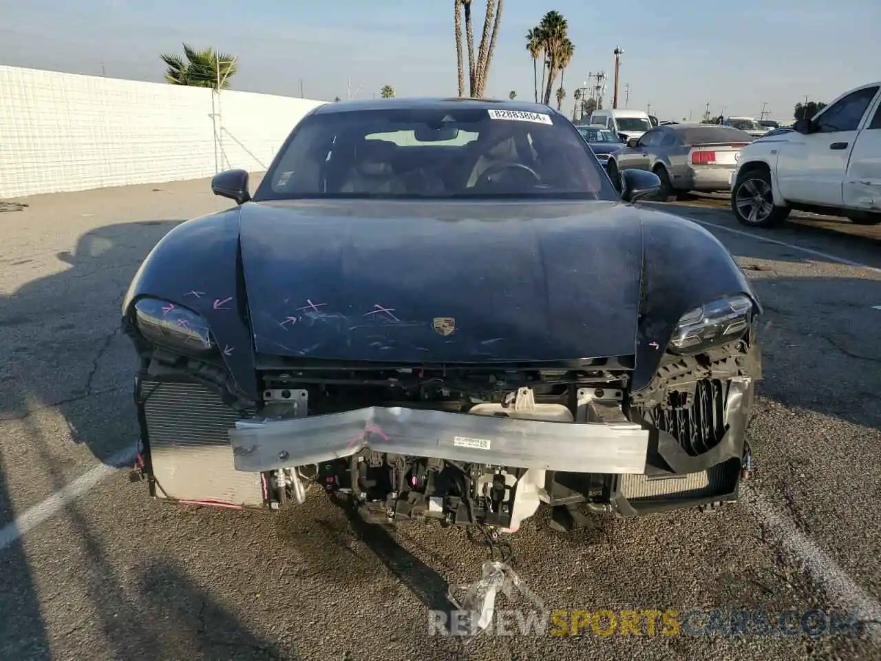 5 Photograph of a damaged car WP0AC2Y13LSA70186 PORSCHE TAYCAN 2020