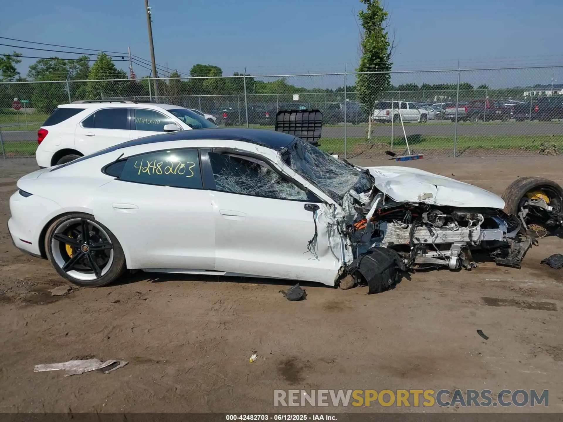 12 Photograph of a damaged car WP0AC2Y14LSA71864 PORSCHE TAYCAN 2020