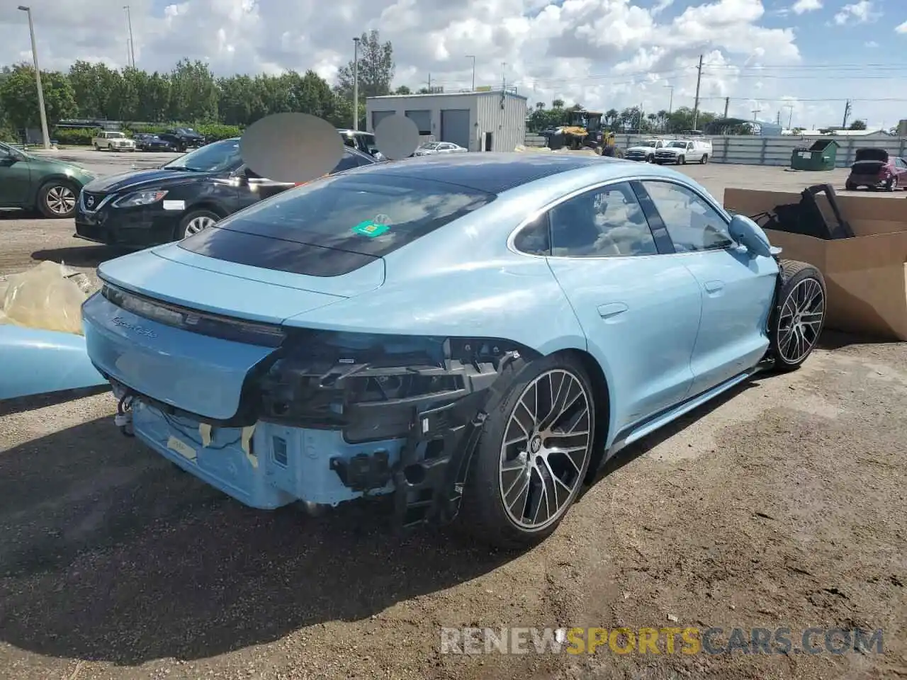 4 Photograph of a damaged car WP0AC2Y17LSA72359 PORSCHE TAYCAN 2020