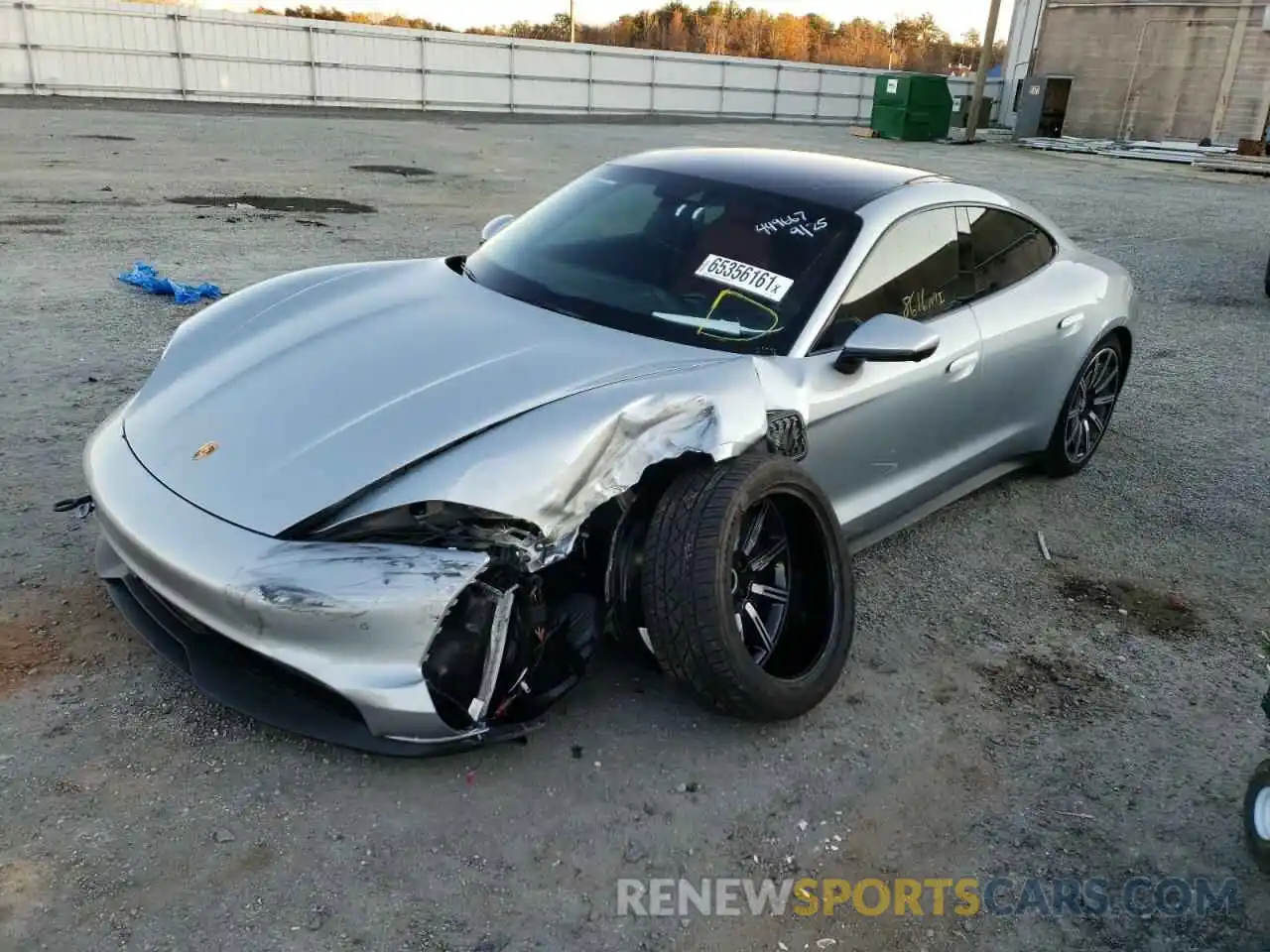 2 Photograph of a damaged car WP0AA2Y10MSA14102 PORSCHE TAYCAN 2021