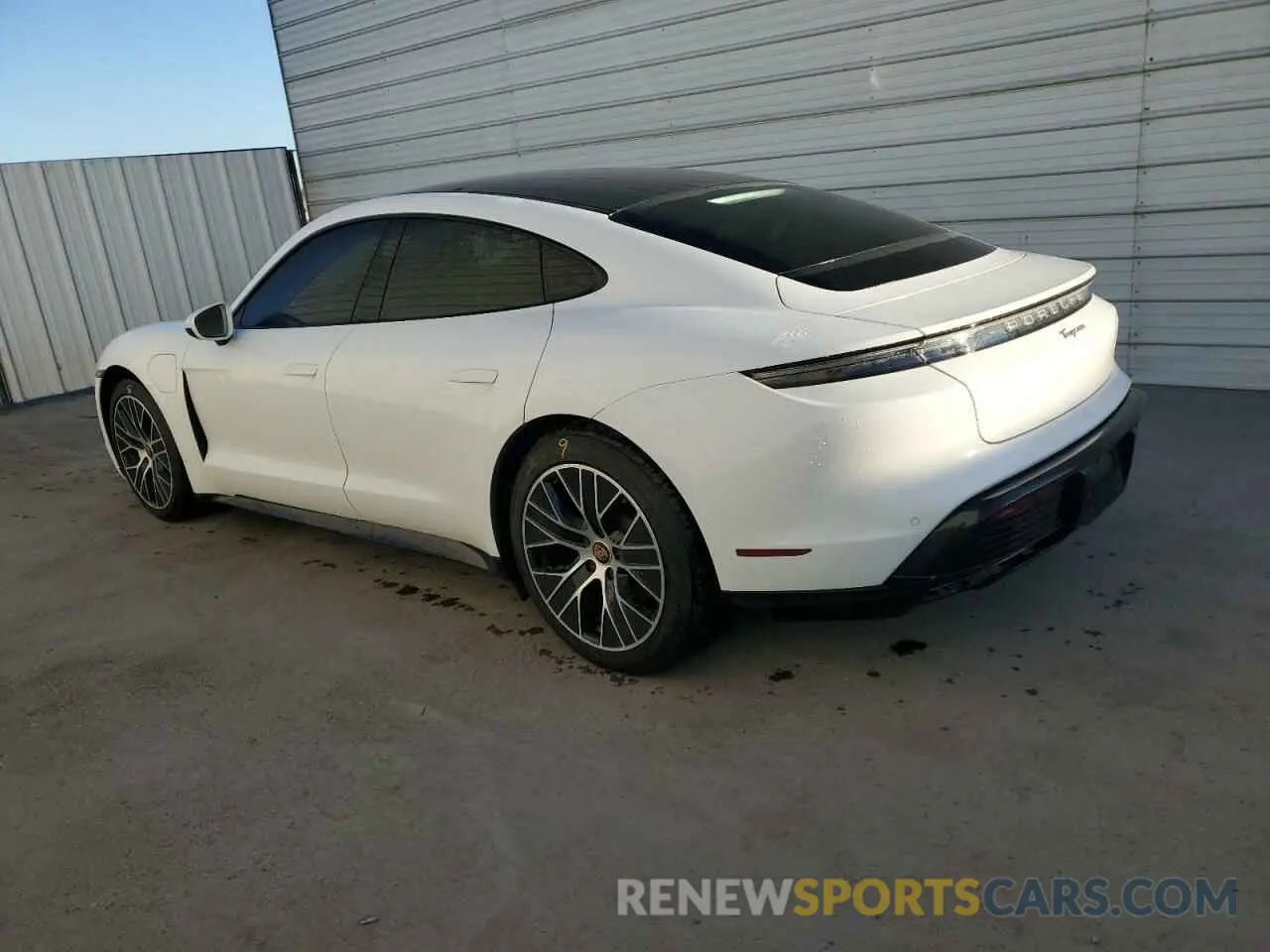 2 Photograph of a damaged car WP0AA2Y10MSA14326 PORSCHE TAYCAN 2021