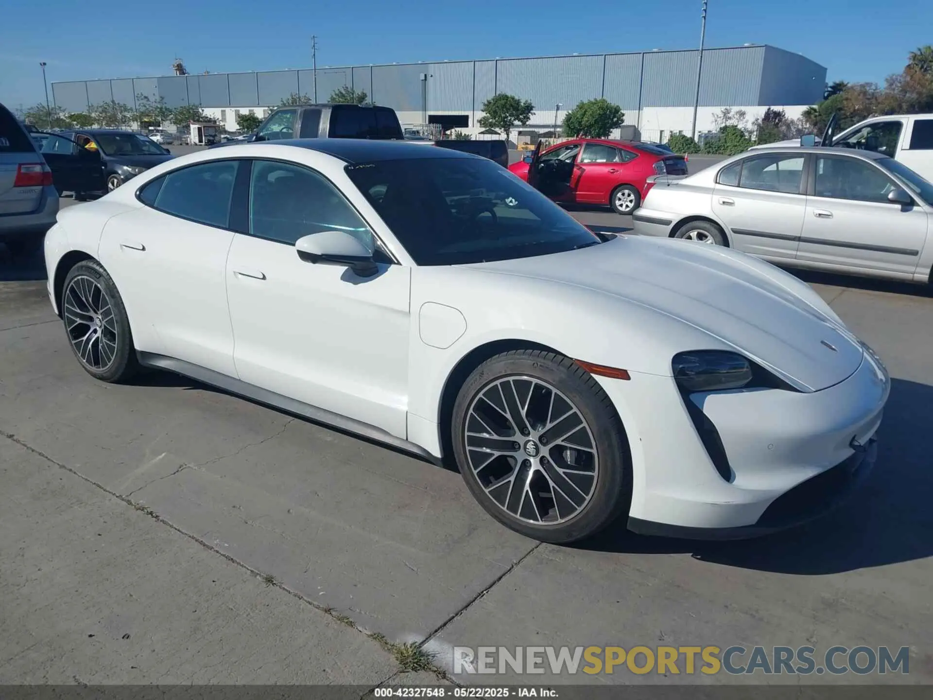 1 Photograph of a damaged car WP0AA2Y13MSA17964 PORSCHE TAYCAN 2021