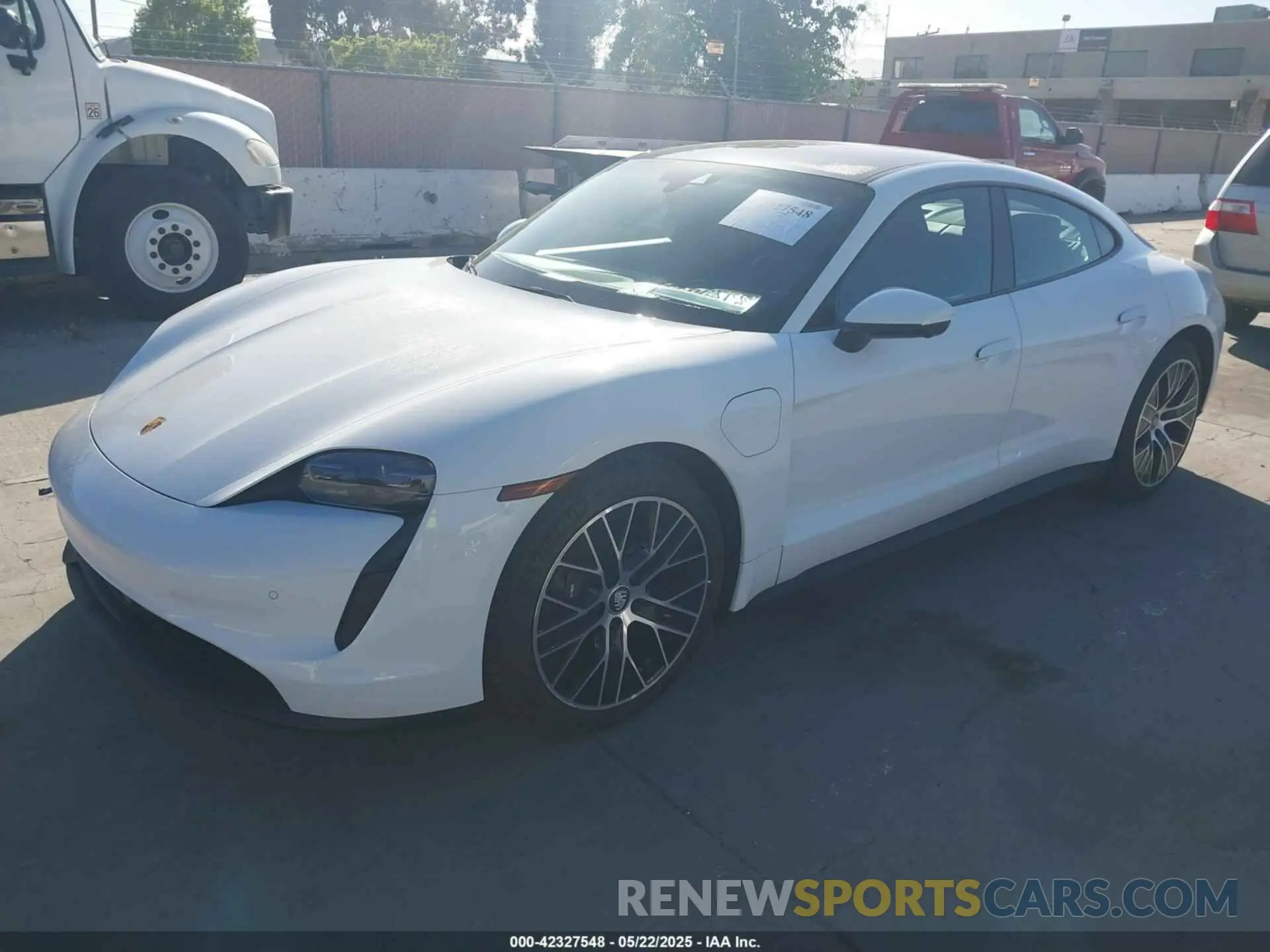 2 Photograph of a damaged car WP0AA2Y13MSA17964 PORSCHE TAYCAN 2021