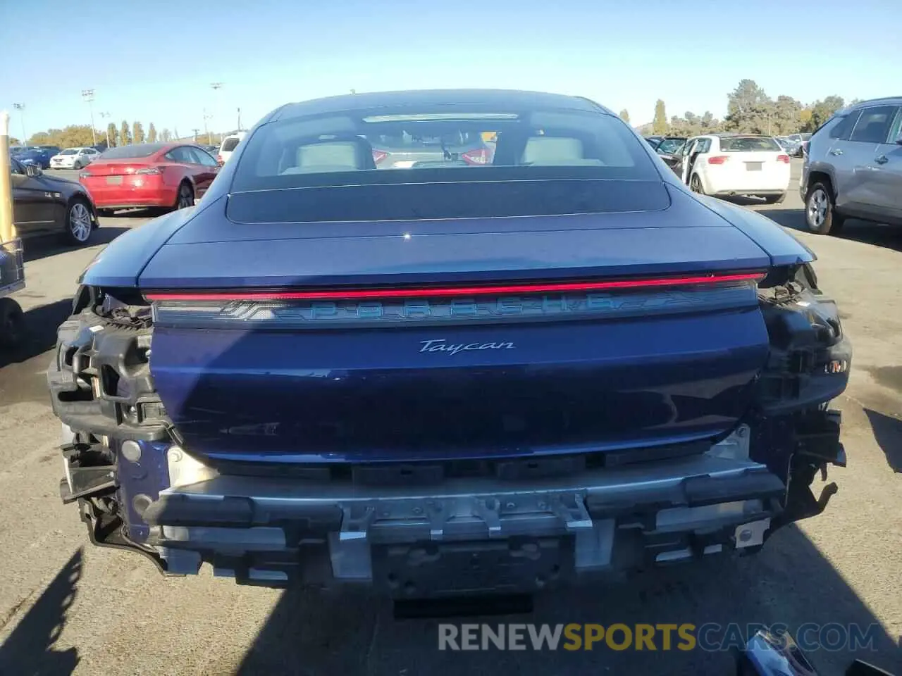 6 Photograph of a damaged car WP0AA2Y13MSA19018 PORSCHE TAYCAN 2021