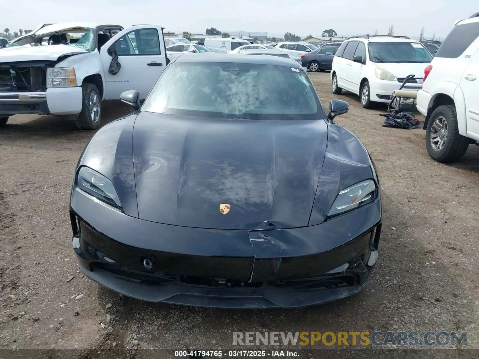 12 Photograph of a damaged car WP0AA2Y14MSA17231 PORSCHE TAYCAN 2021
