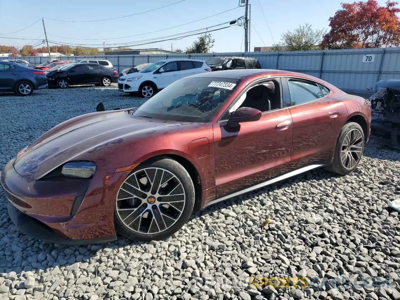1 Photograph of a damaged car WP0AA2Y14MSA17505 PORSCHE TAYCAN 2021