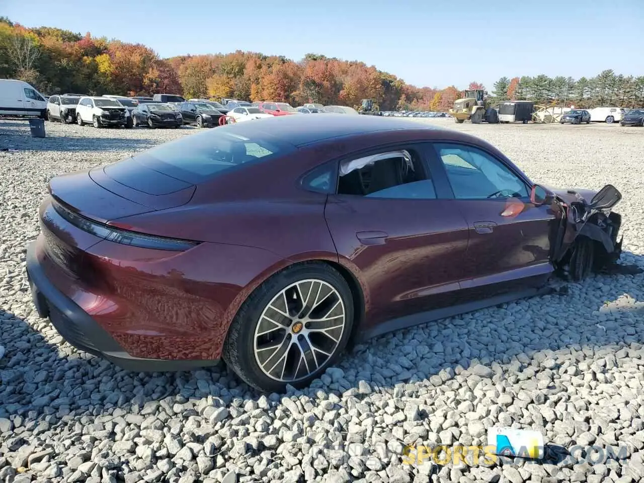 3 Photograph of a damaged car WP0AA2Y14MSA17505 PORSCHE TAYCAN 2021