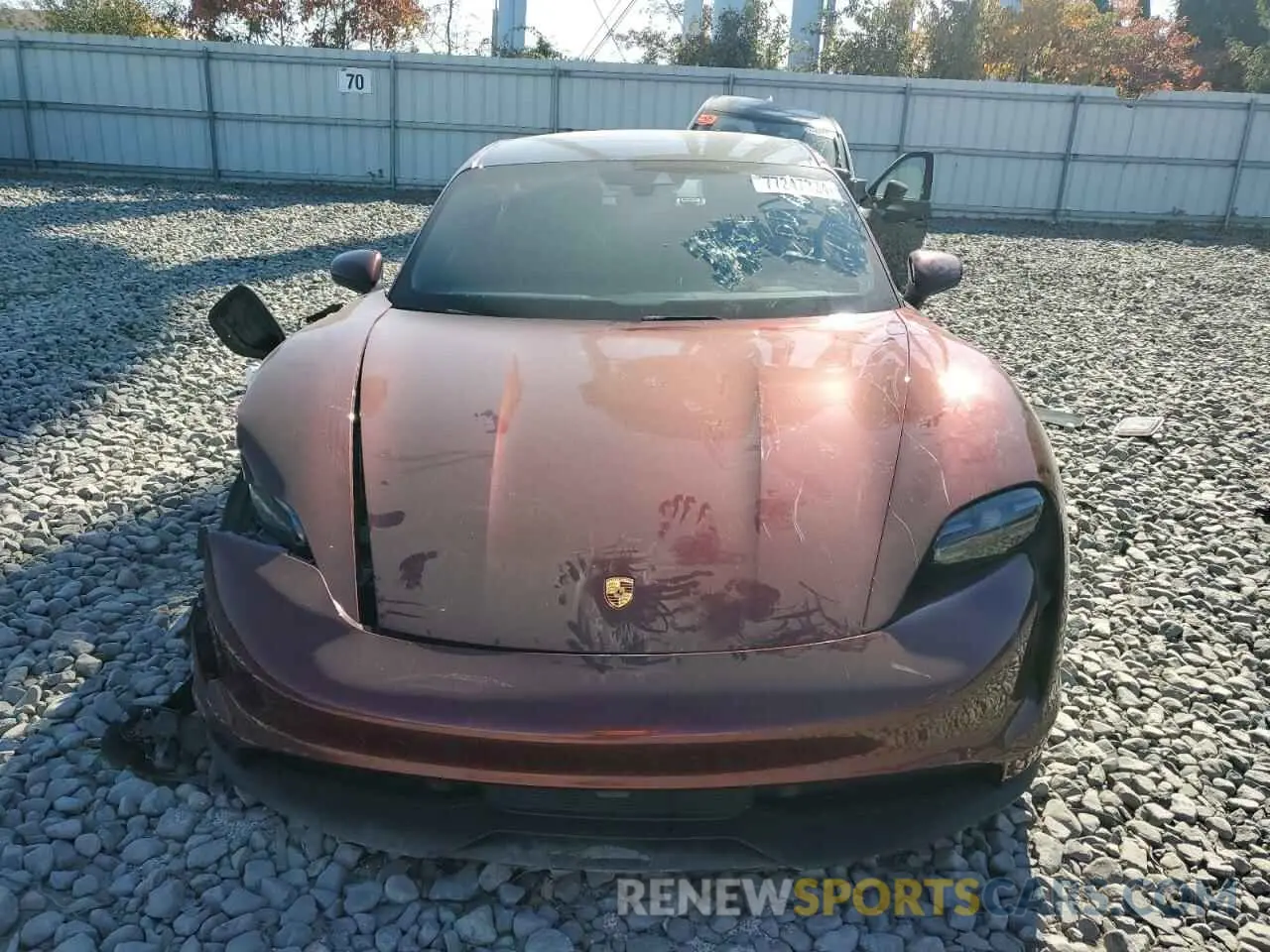 5 Photograph of a damaged car WP0AA2Y14MSA17505 PORSCHE TAYCAN 2021