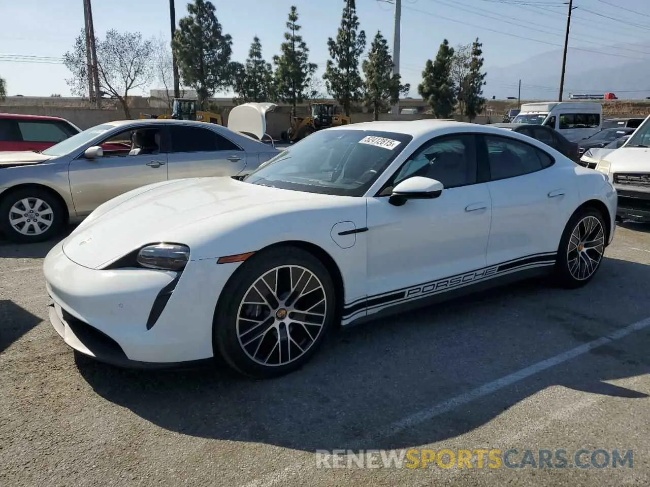 1 Photograph of a damaged car WP0AA2Y15MSA17464 PORSCHE TAYCAN 2021