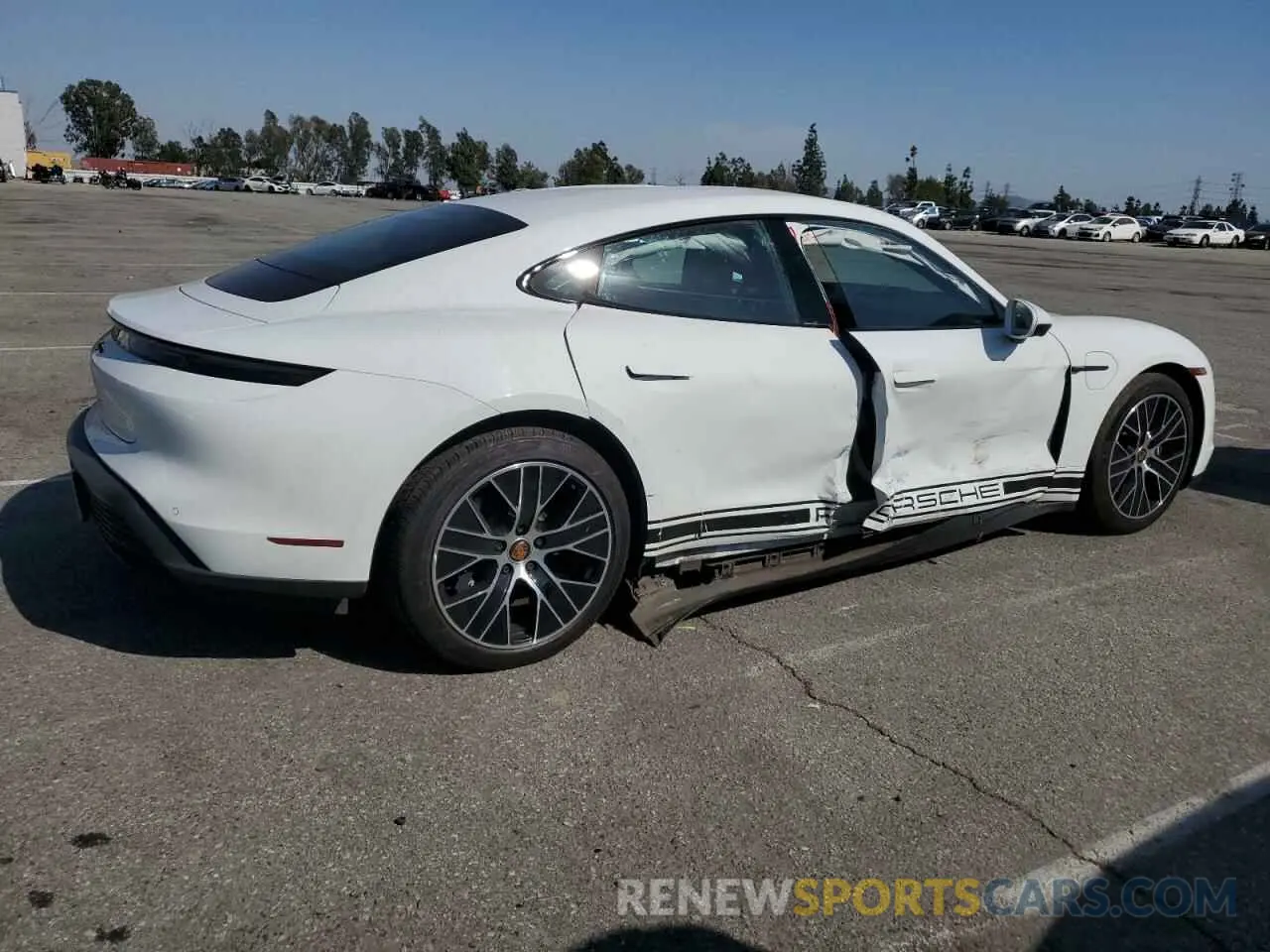 3 Photograph of a damaged car WP0AA2Y15MSA17464 PORSCHE TAYCAN 2021