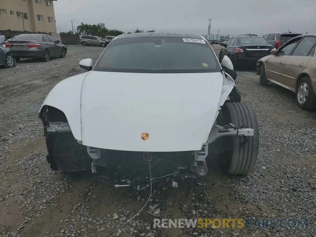 5 Photograph of a damaged car WP0AA2Y18MSA14736 PORSCHE TAYCAN 2021