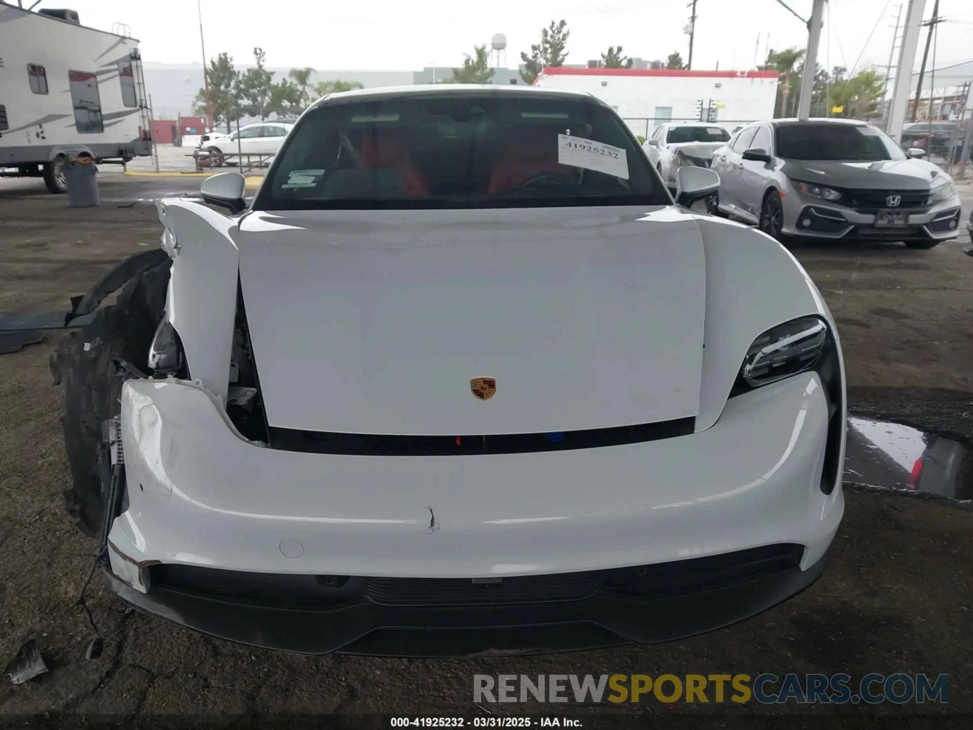 12 Photograph of a damaged car WP0AA2Y19MSA19122 PORSCHE TAYCAN 2021