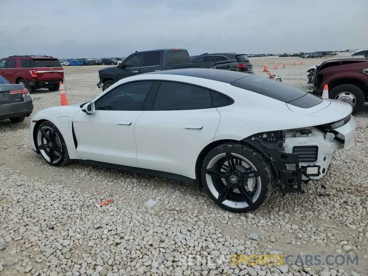 2 Photograph of a damaged car WP0AA2Y1XMSA19047 PORSCHE TAYCAN 2021