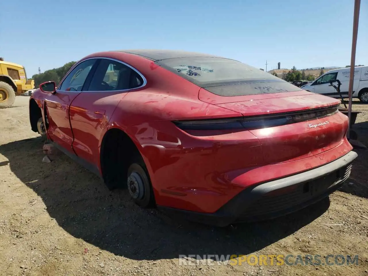 3 Photograph of a damaged car WP0AB2Y11MSA41029 PORSCHE TAYCAN 2021