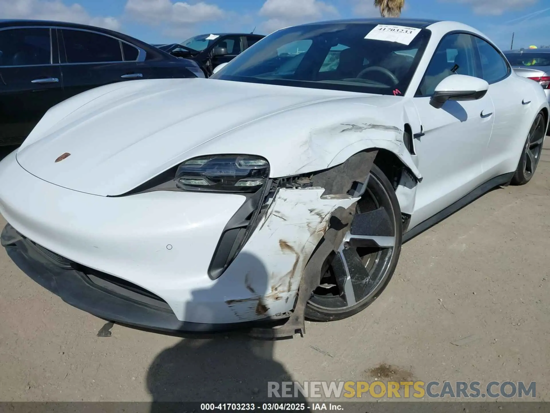 6 Photograph of a damaged car WP0AB2Y12MSA43873 PORSCHE TAYCAN 2021