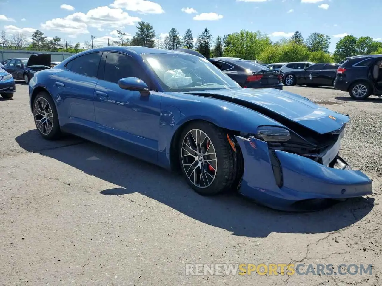 4 Photograph of a damaged car WP0AB2Y13MSA41808 PORSCHE TAYCAN 2021