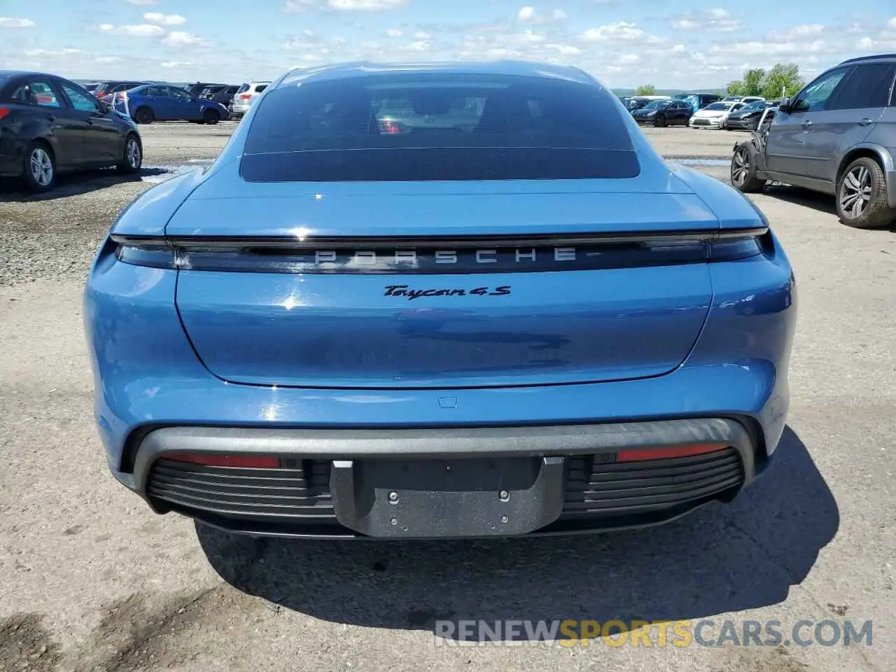 6 Photograph of a damaged car WP0AB2Y13MSA41808 PORSCHE TAYCAN 2021
