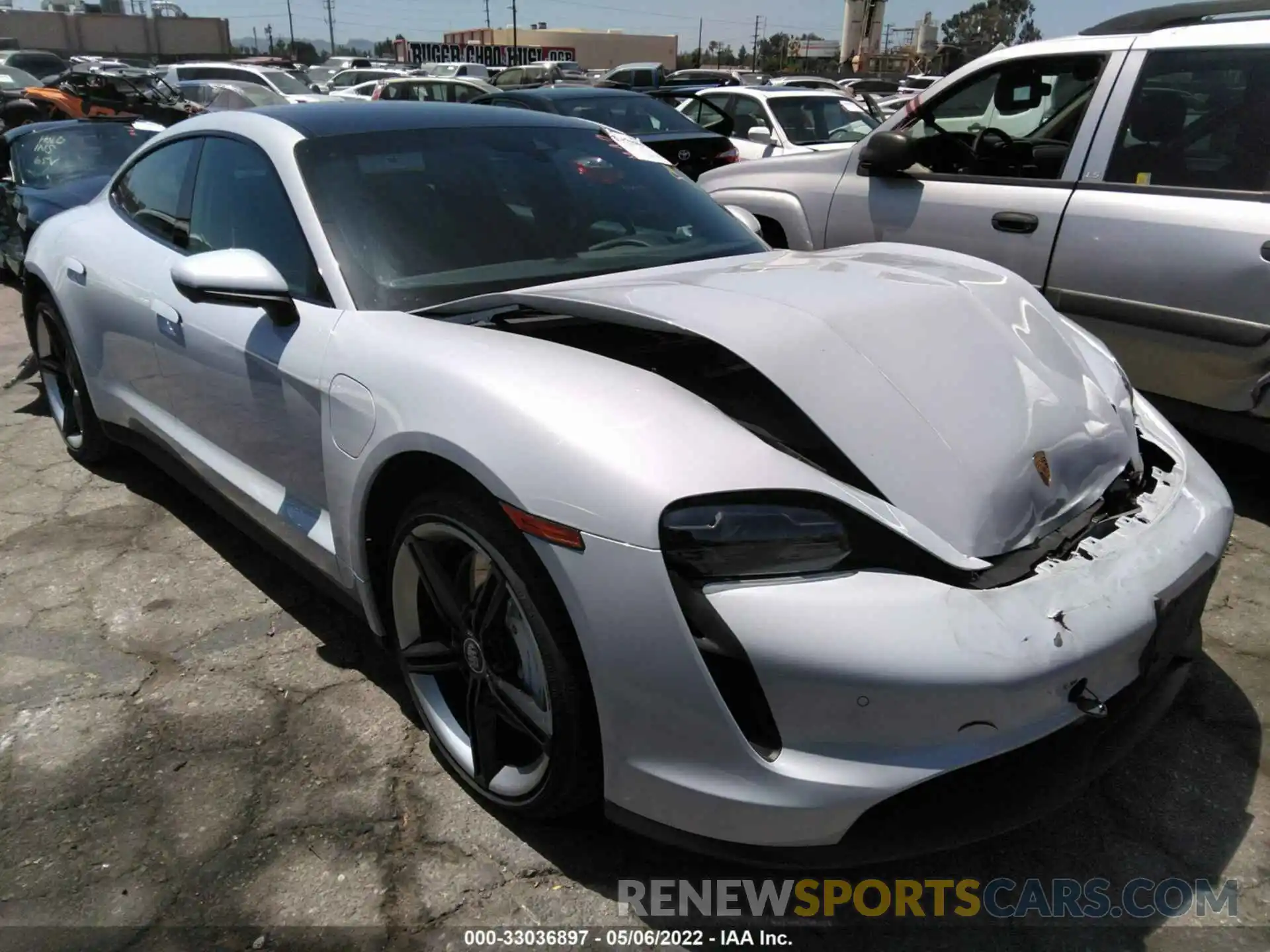 1 Photograph of a damaged car WP0AB2Y16MLA40047 PORSCHE TAYCAN 2021