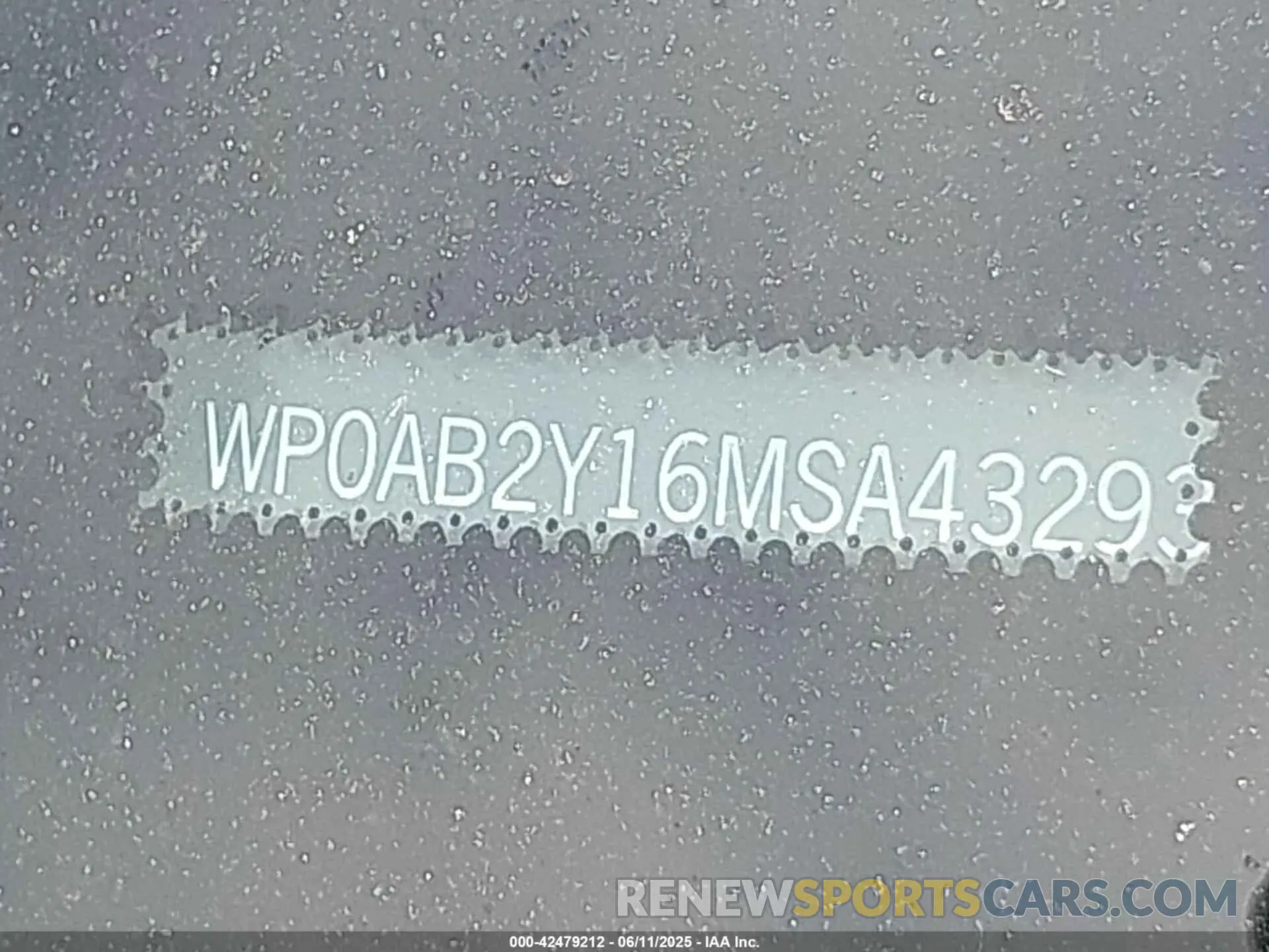9 Photograph of a damaged car WP0AB2Y16MSA43293 PORSCHE TAYCAN 2021