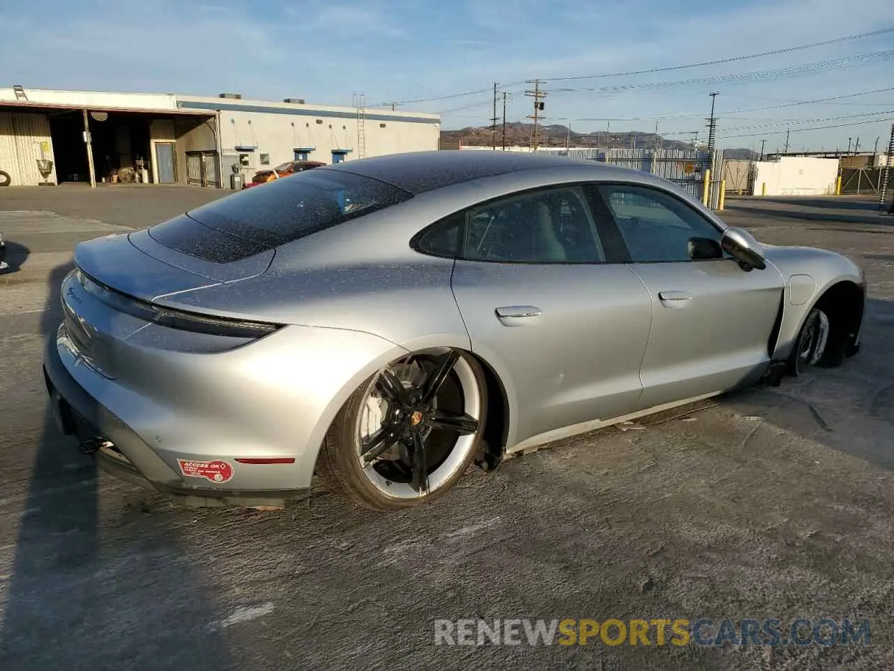 3 Photograph of a damaged car WP0AB2Y16MSA43990 PORSCHE TAYCAN 2021