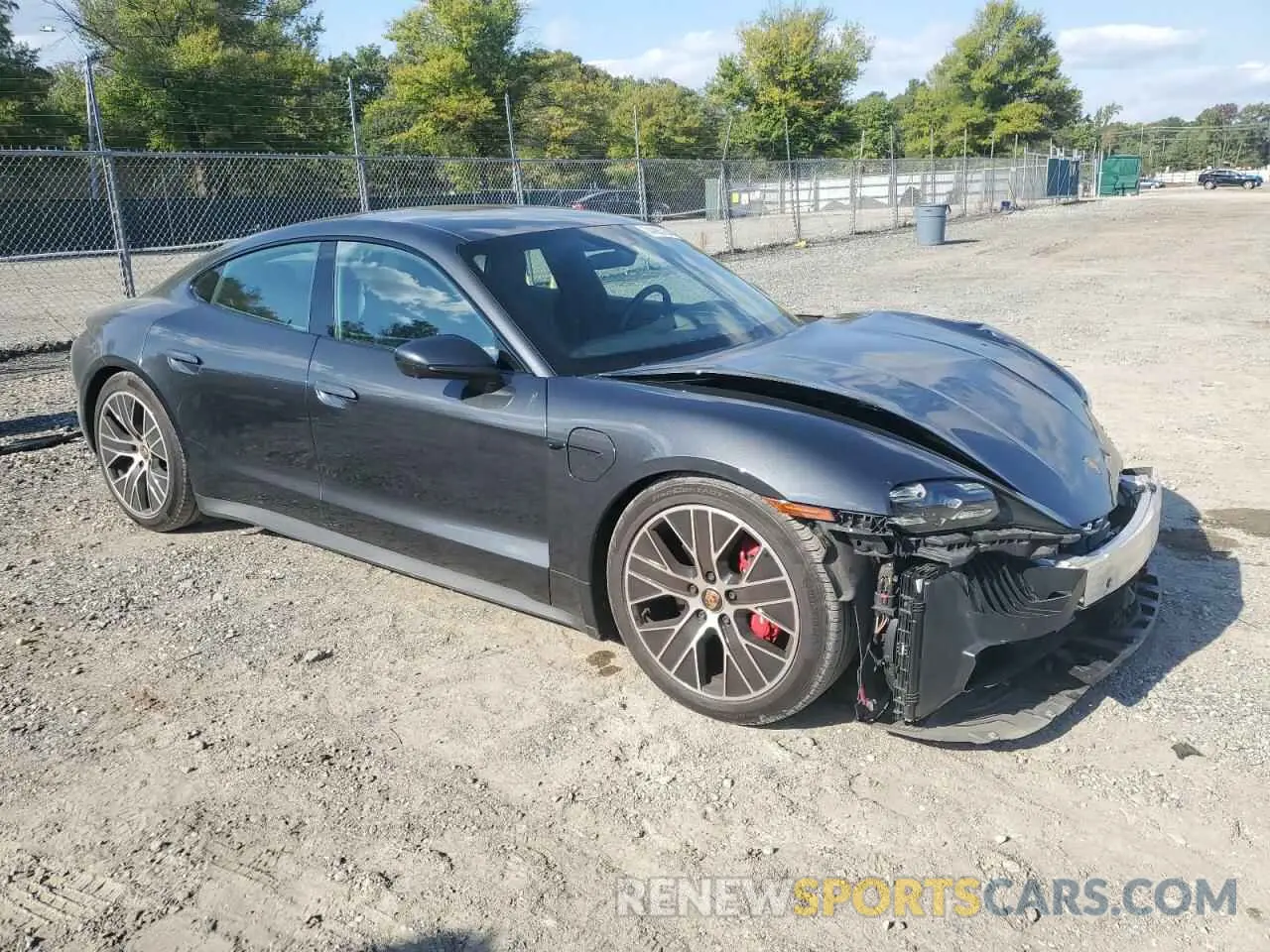 4 Photograph of a damaged car WP0AB2Y17MSA44064 PORSCHE TAYCAN 2021