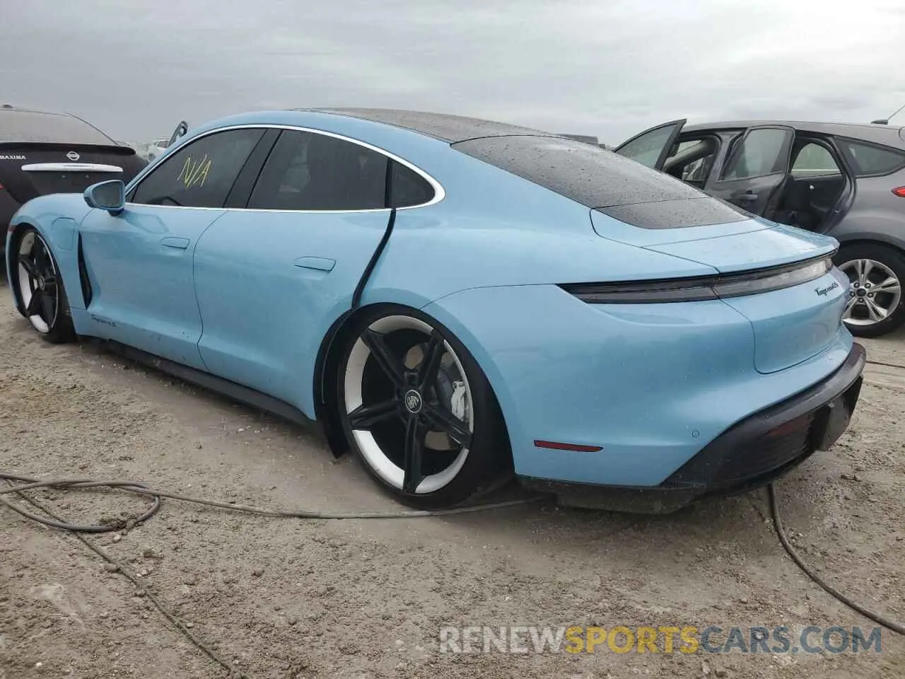2 Photograph of a damaged car WP0AB2Y19MSA44020 PORSCHE TAYCAN 2021