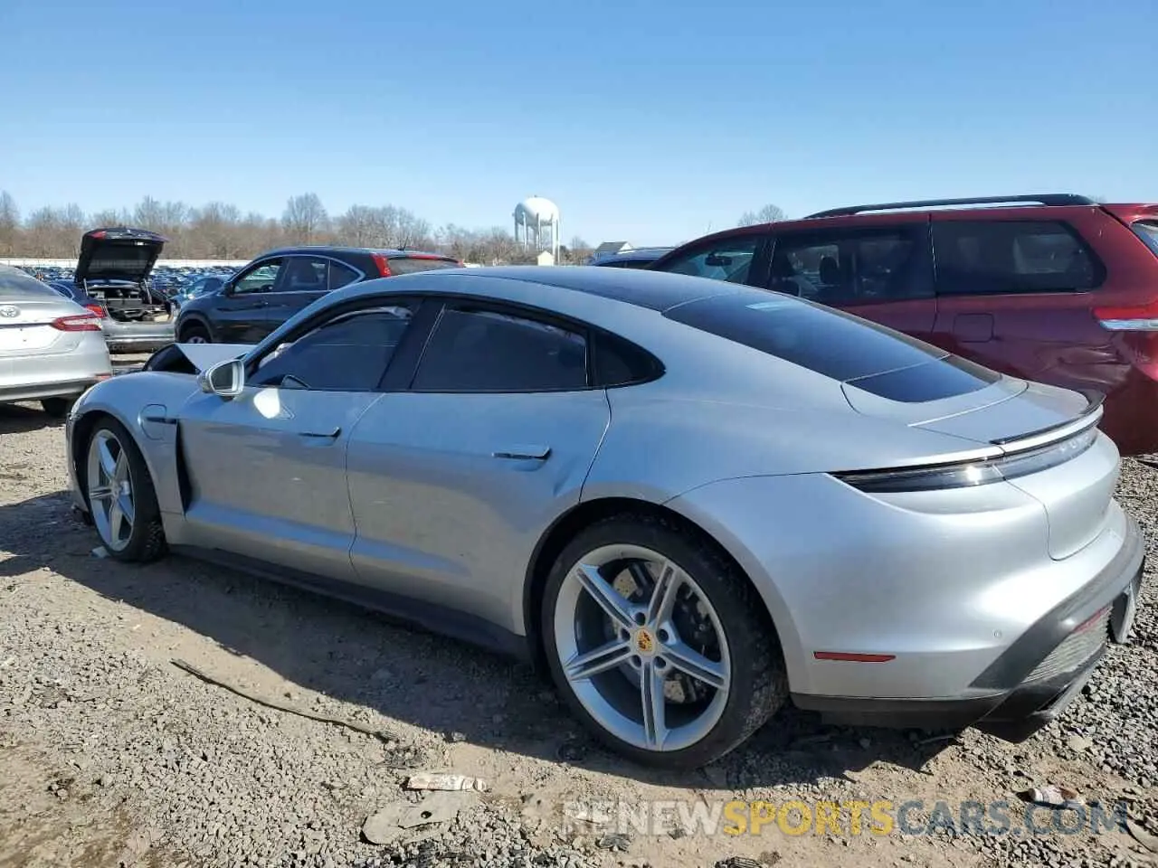 2 Photograph of a damaged car WP0AC2Y10MSA62628 PORSCHE TAYCAN 2021