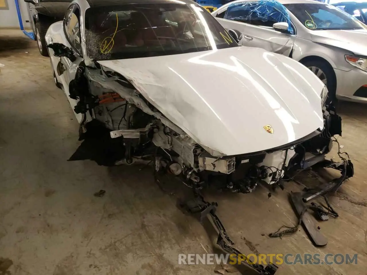 9 Photograph of a damaged car WP0AC2Y12MLA62060 PORSCHE TAYCAN 2021
