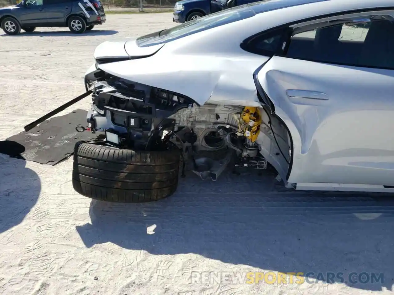 9 Photograph of a damaged car WP0AC2Y12MSA63456 PORSCHE TAYCAN 2021