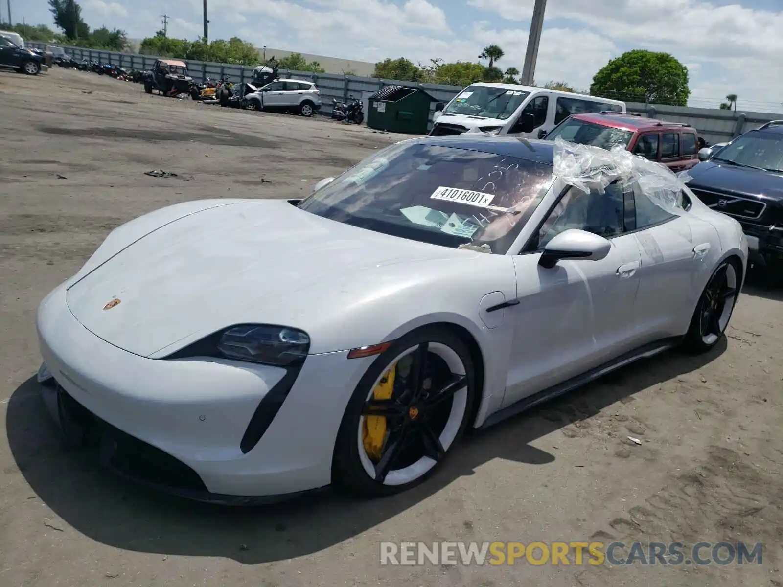 2 Photograph of a damaged car WP0AC2Y16MSA62505 PORSCHE TAYCAN 2021