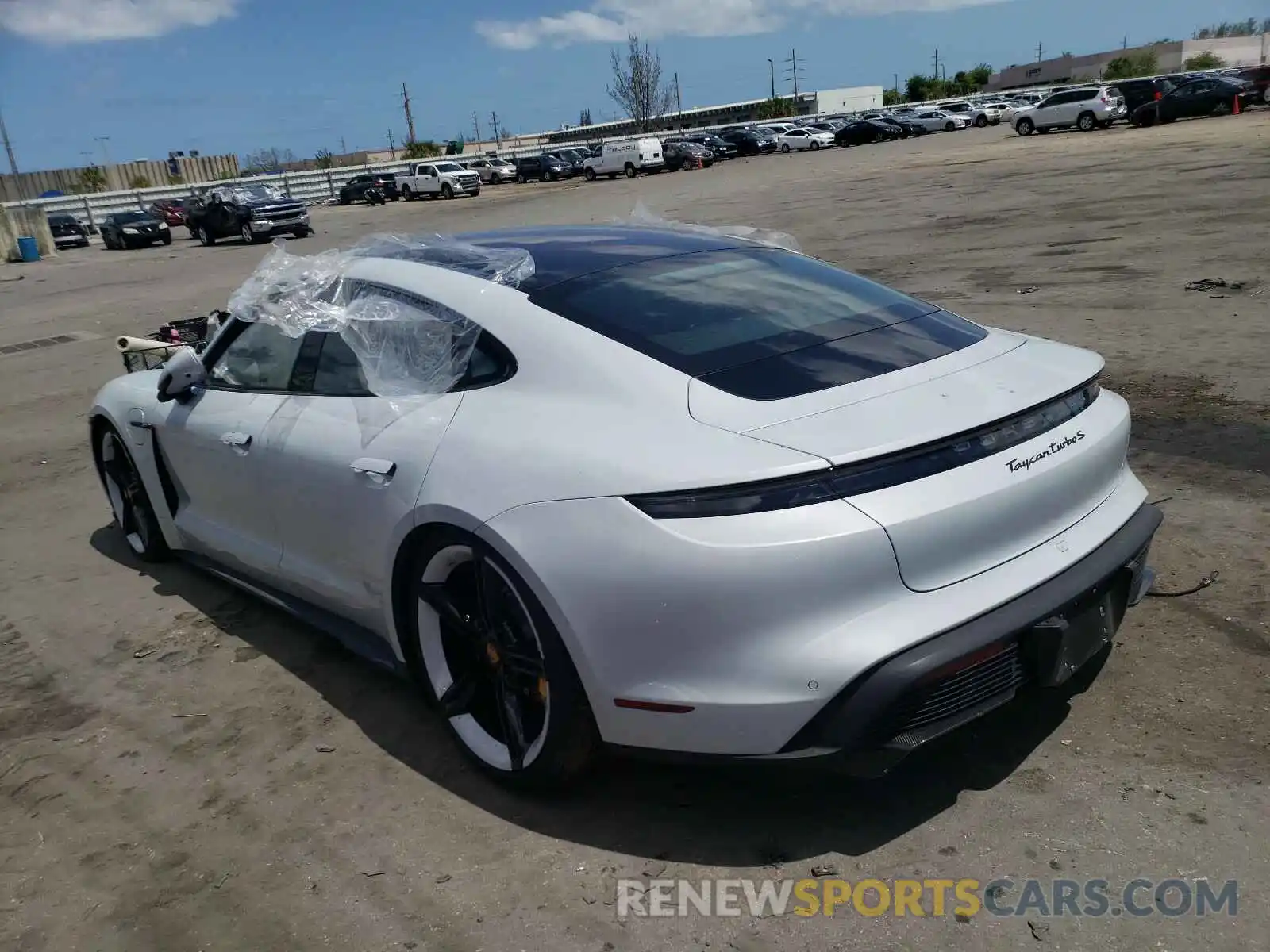 3 Photograph of a damaged car WP0AC2Y16MSA62505 PORSCHE TAYCAN 2021