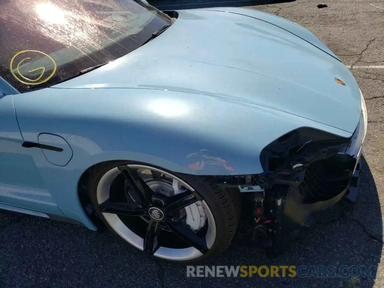 9 Photograph of a damaged car WP0AC2Y16MSA63511 PORSCHE TAYCAN 2021