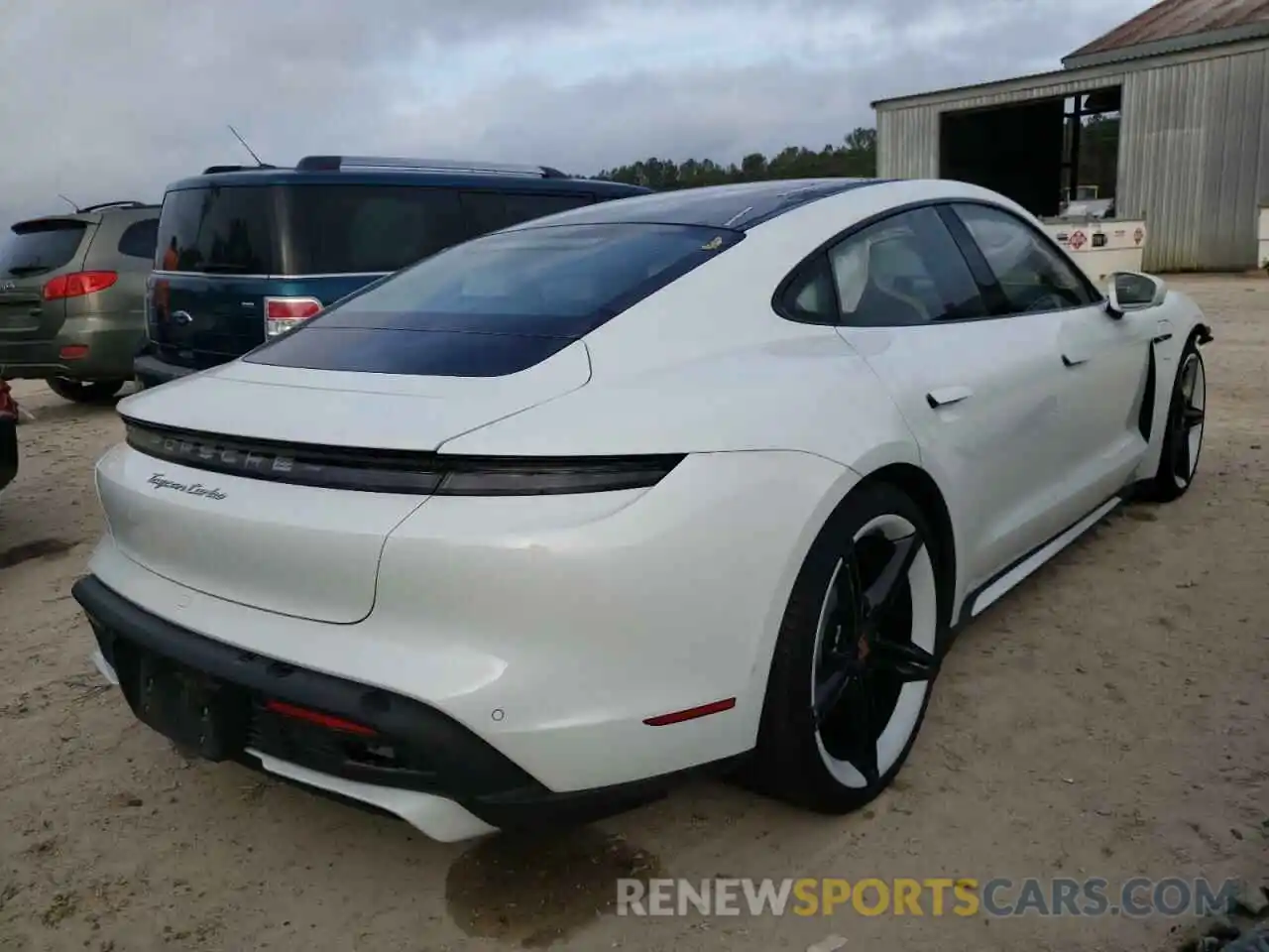 4 Photograph of a damaged car WP0AC2Y16MSA63587 PORSCHE TAYCAN 2021