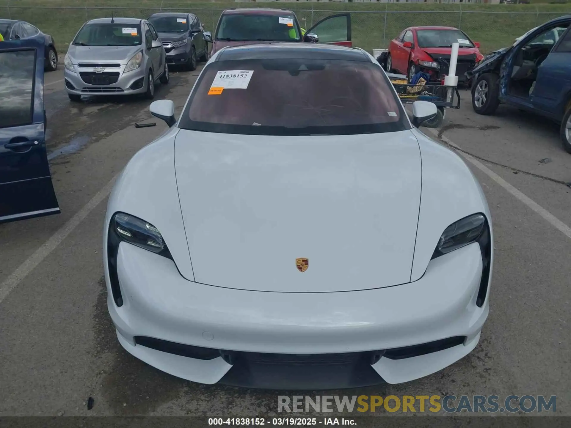 12 Photograph of a damaged car WP0AC2Y16MSA63752 PORSCHE TAYCAN 2021