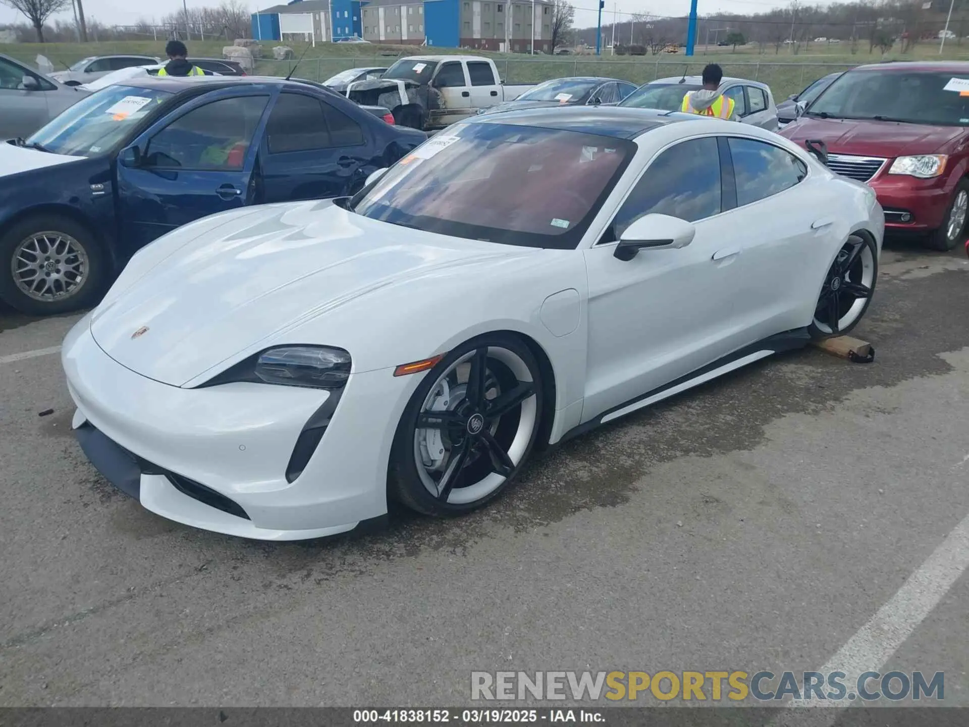 2 Photograph of a damaged car WP0AC2Y16MSA63752 PORSCHE TAYCAN 2021