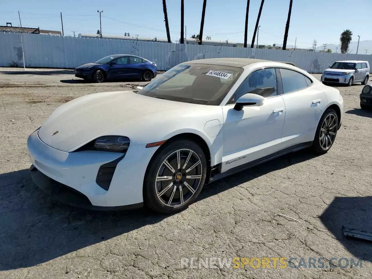 1 Photograph of a damaged car WP0AC2Y18MSA63381 PORSCHE TAYCAN 2021