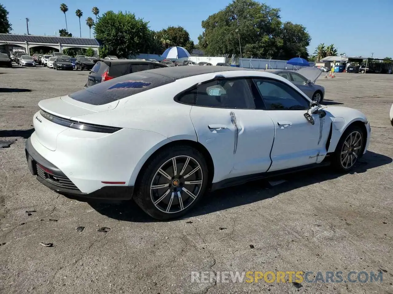 3 Photograph of a damaged car WP0AC2Y18MSA63381 PORSCHE TAYCAN 2021