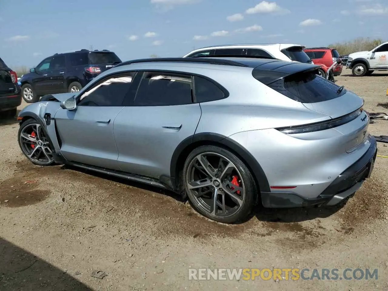 2 Photograph of a damaged car WP0BB2Y10MSA81073 PORSCHE TAYCAN 2021