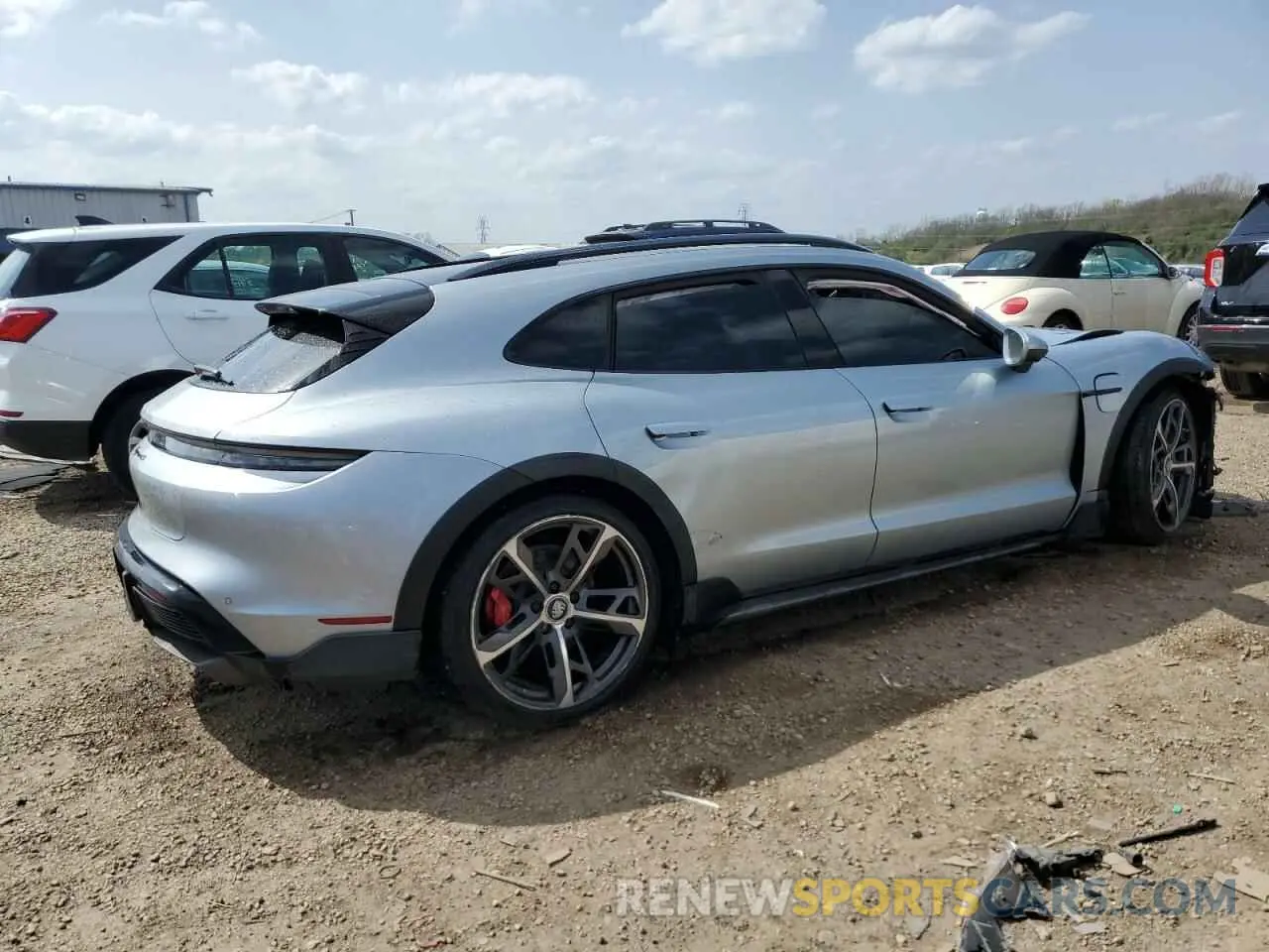 3 Photograph of a damaged car WP0BB2Y10MSA81073 PORSCHE TAYCAN 2021