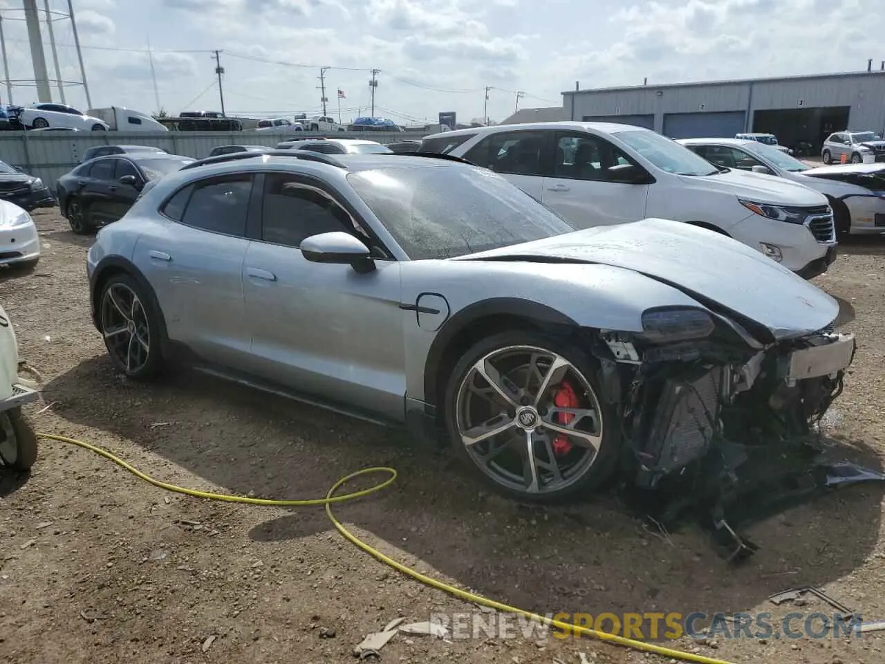 4 Photograph of a damaged car WP0BB2Y10MSA81073 PORSCHE TAYCAN 2021