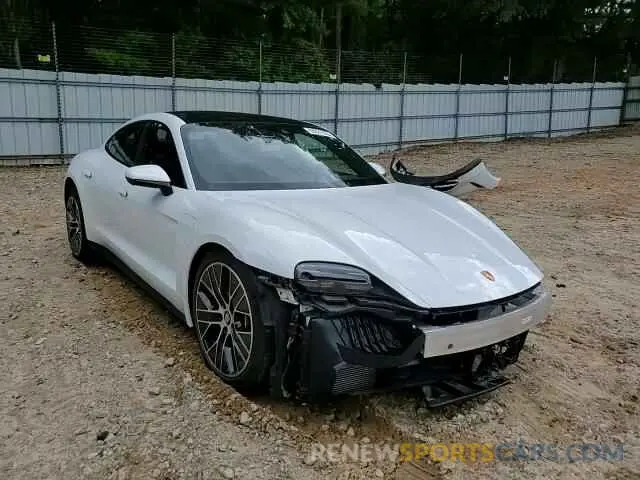 14 Photograph of a damaged car WP0AA2Y11NSA11338 PORSCHE TAYCAN 2022