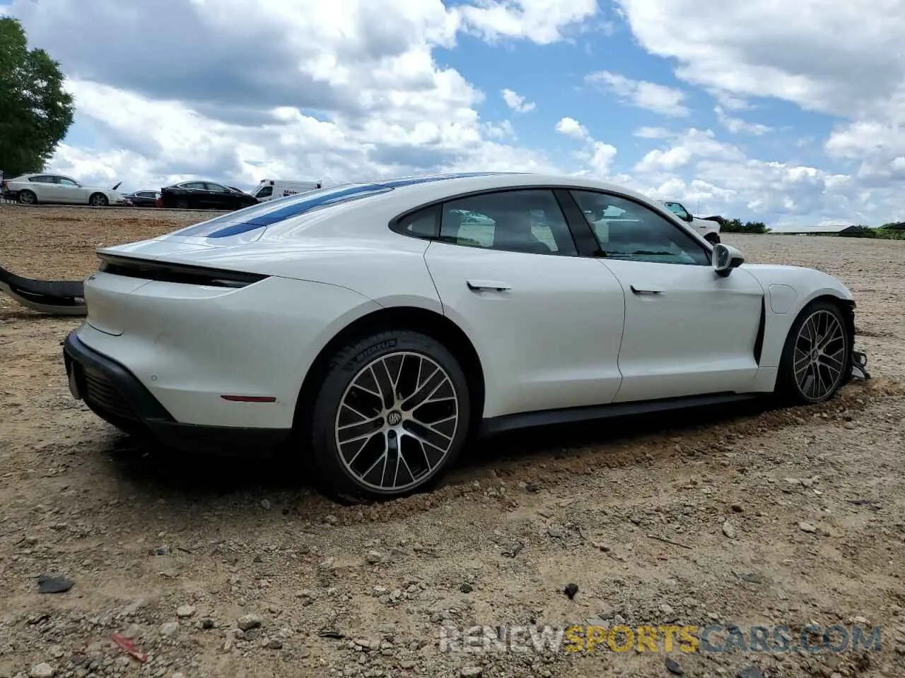 3 Photograph of a damaged car WP0AA2Y11NSA11338 PORSCHE TAYCAN 2022