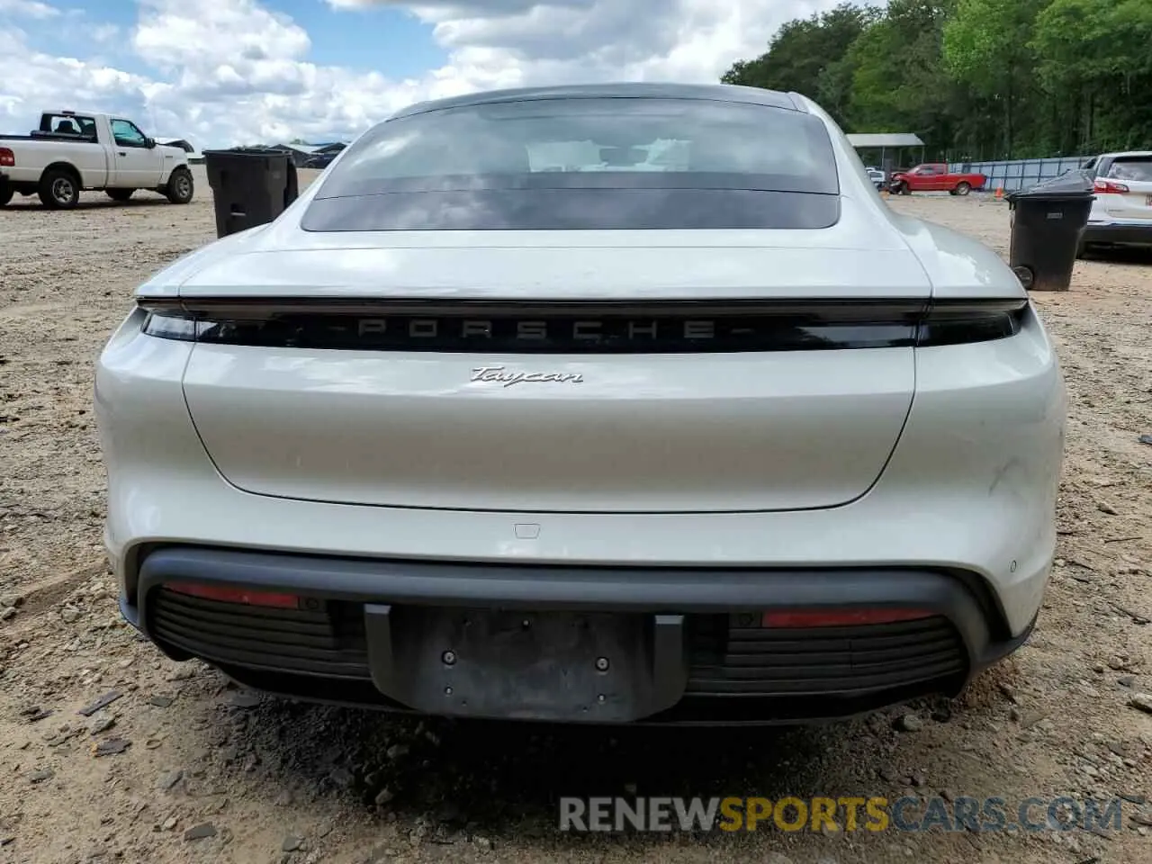 6 Photograph of a damaged car WP0AA2Y11NSA11338 PORSCHE TAYCAN 2022