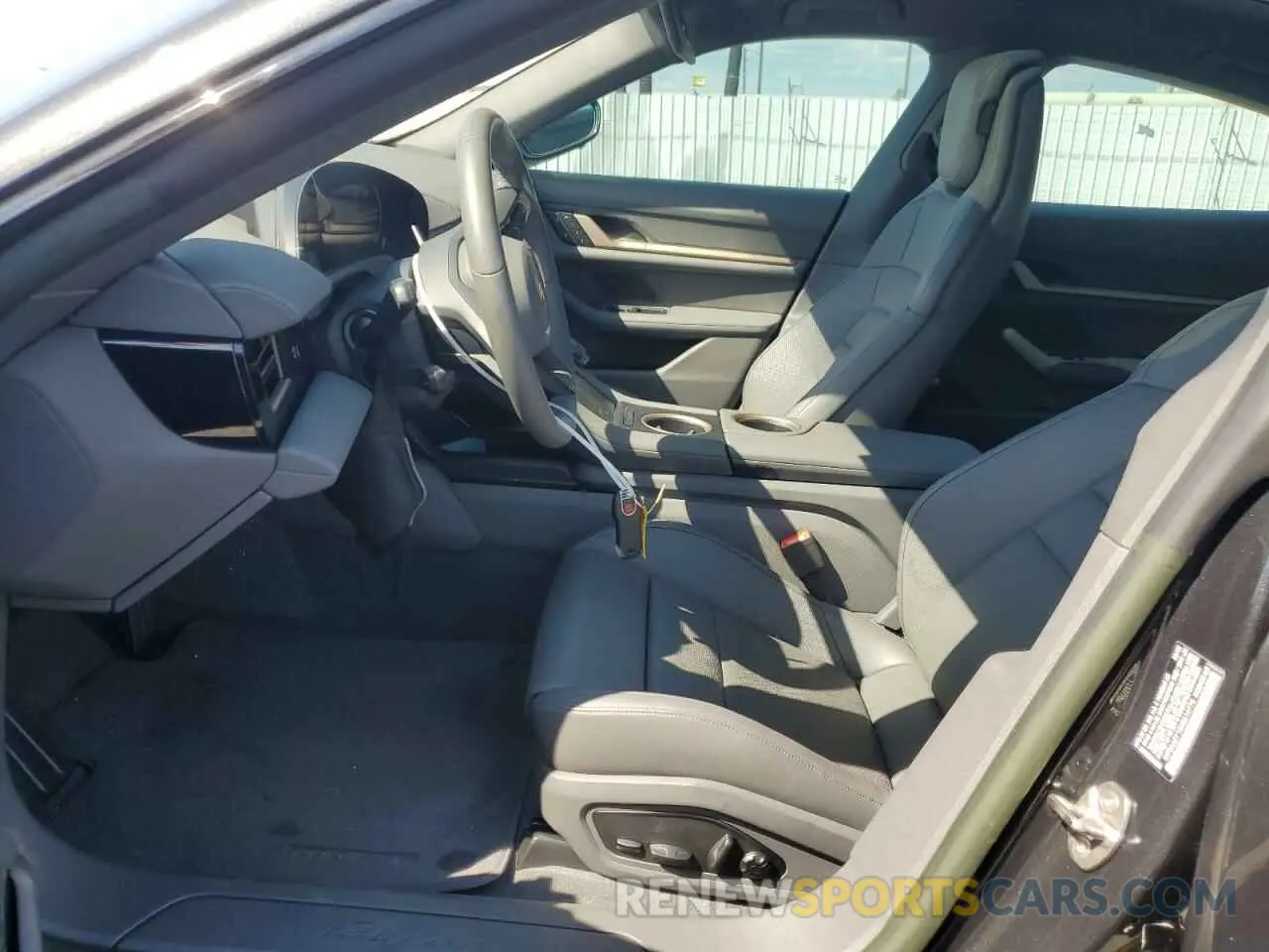 7 Photograph of a damaged car WP0AA2Y15NSA14775 PORSCHE TAYCAN 2022
