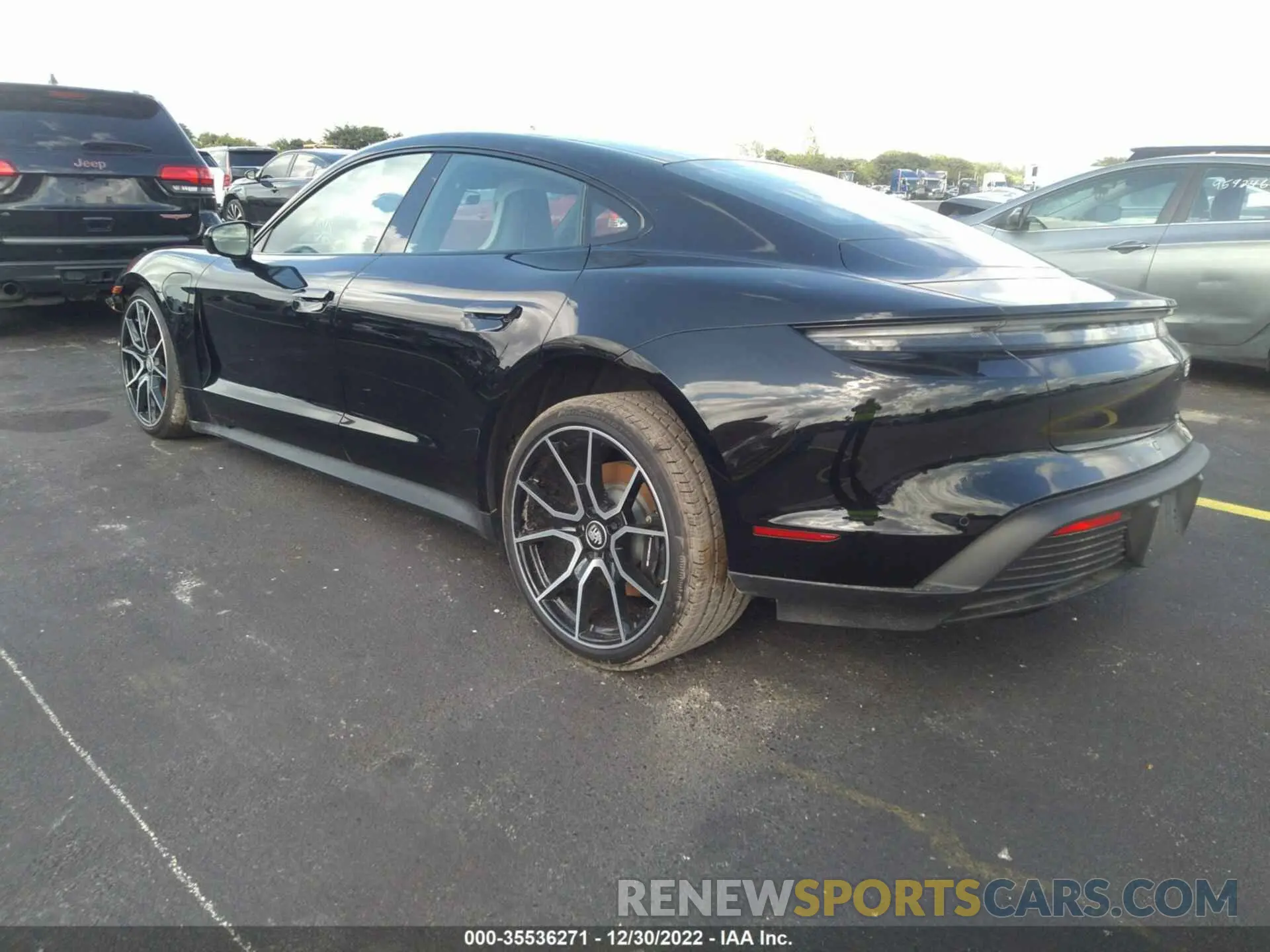 3 Photograph of a damaged car WP0AA2Y16NSA13375 PORSCHE TAYCAN 2022