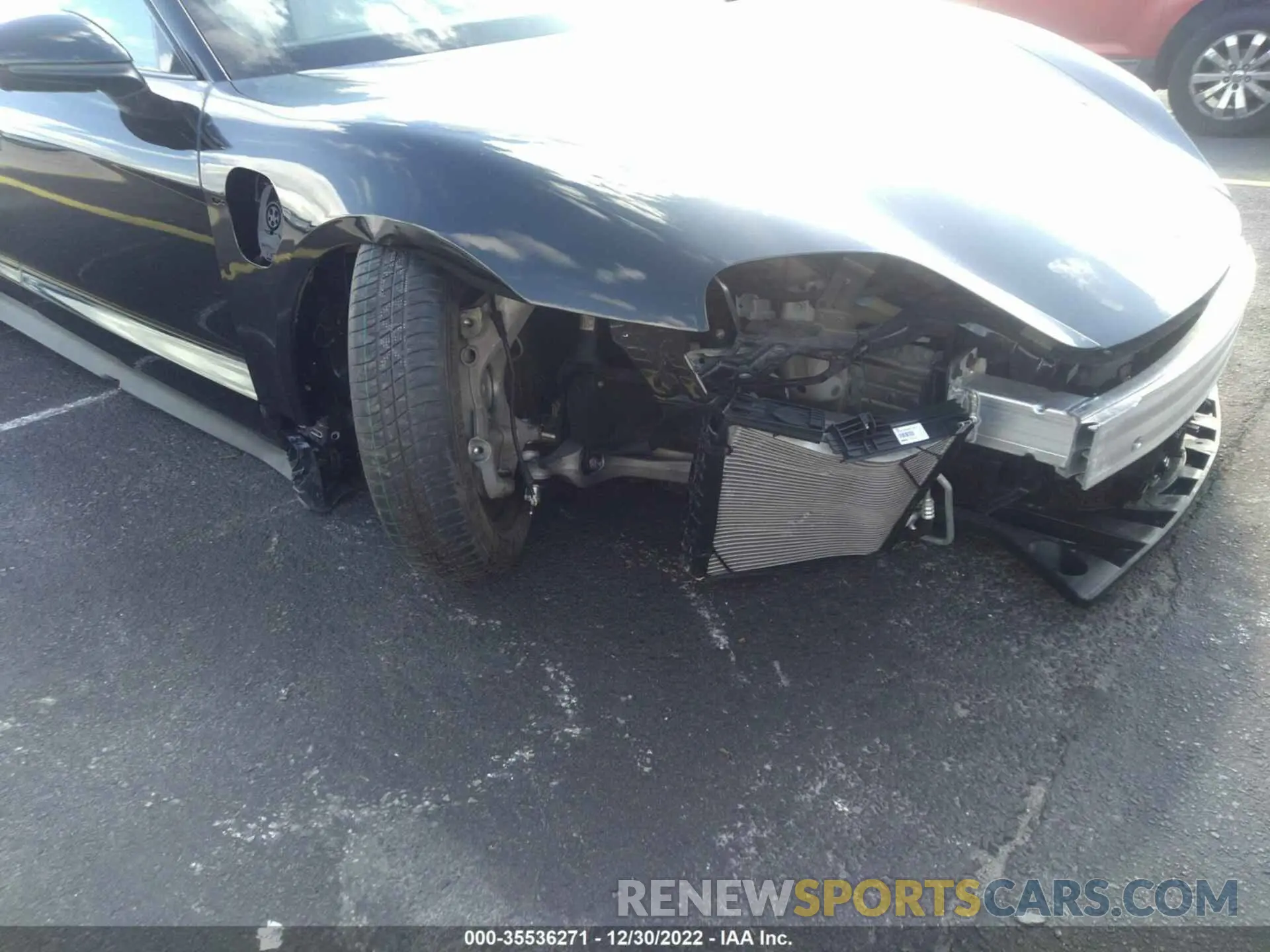 6 Photograph of a damaged car WP0AA2Y16NSA13375 PORSCHE TAYCAN 2022