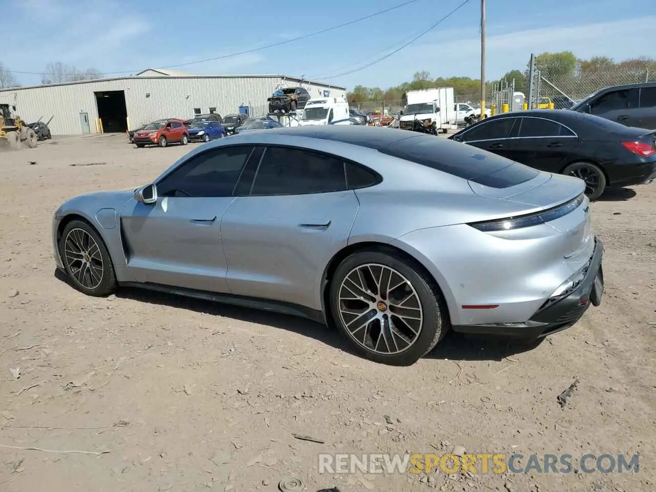2 Photograph of a damaged car WP0AA2Y19NSA15847 PORSCHE TAYCAN 2022