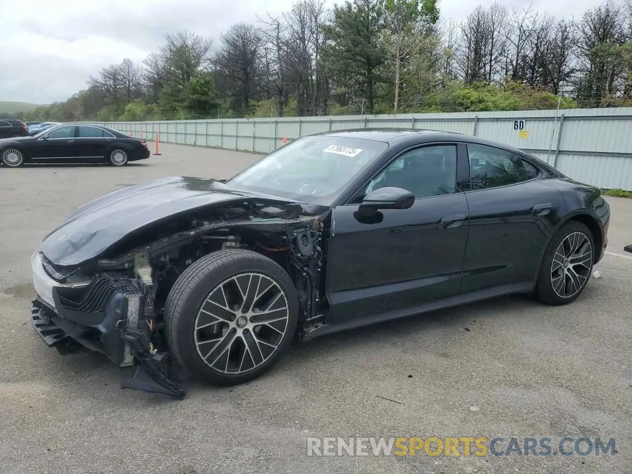 1 Photograph of a damaged car WP0AA2Y1XNSA10446 PORSCHE TAYCAN 2022