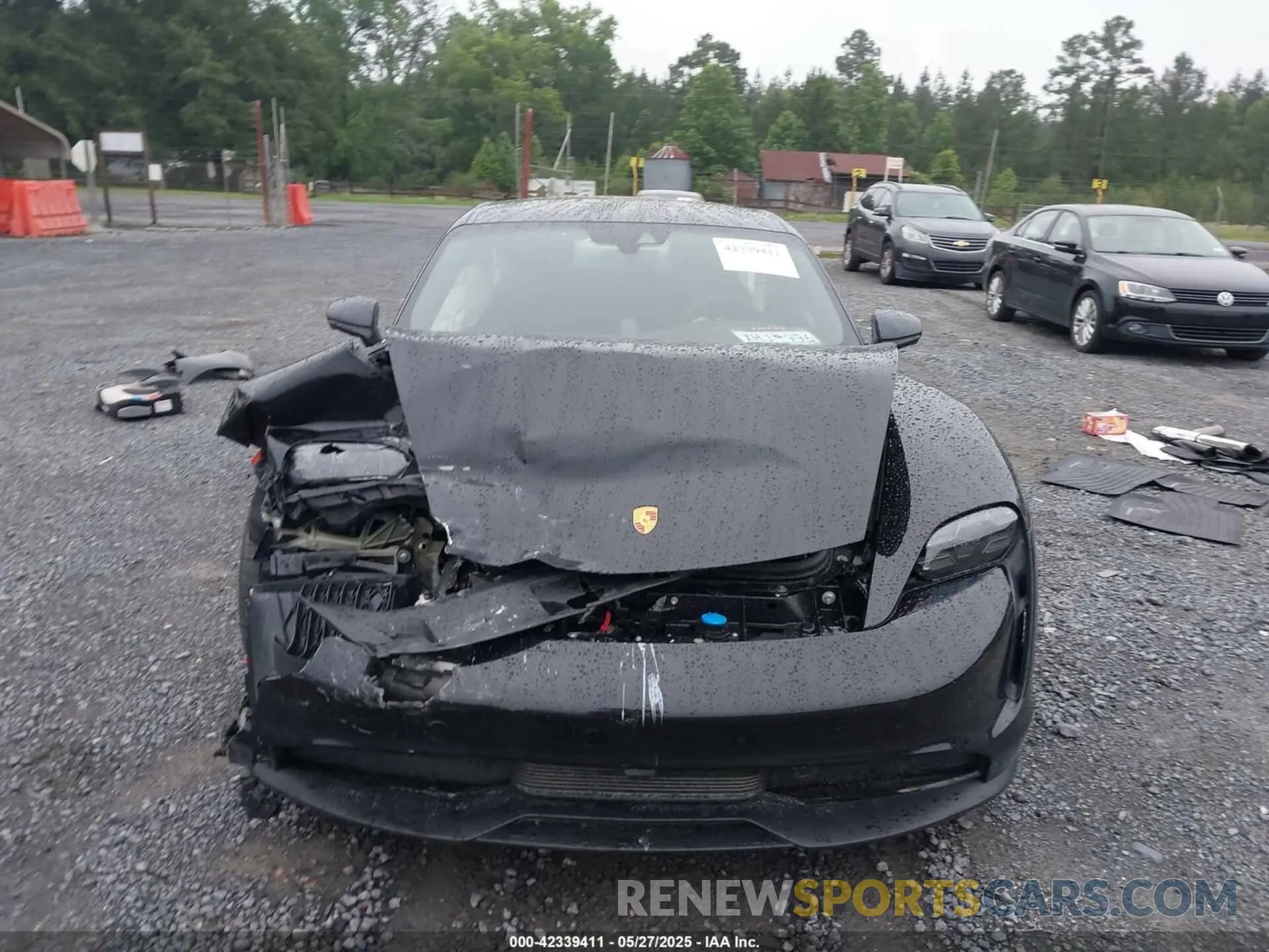12 Photograph of a damaged car WP0AB2Y12NSA43485 PORSCHE TAYCAN 2022