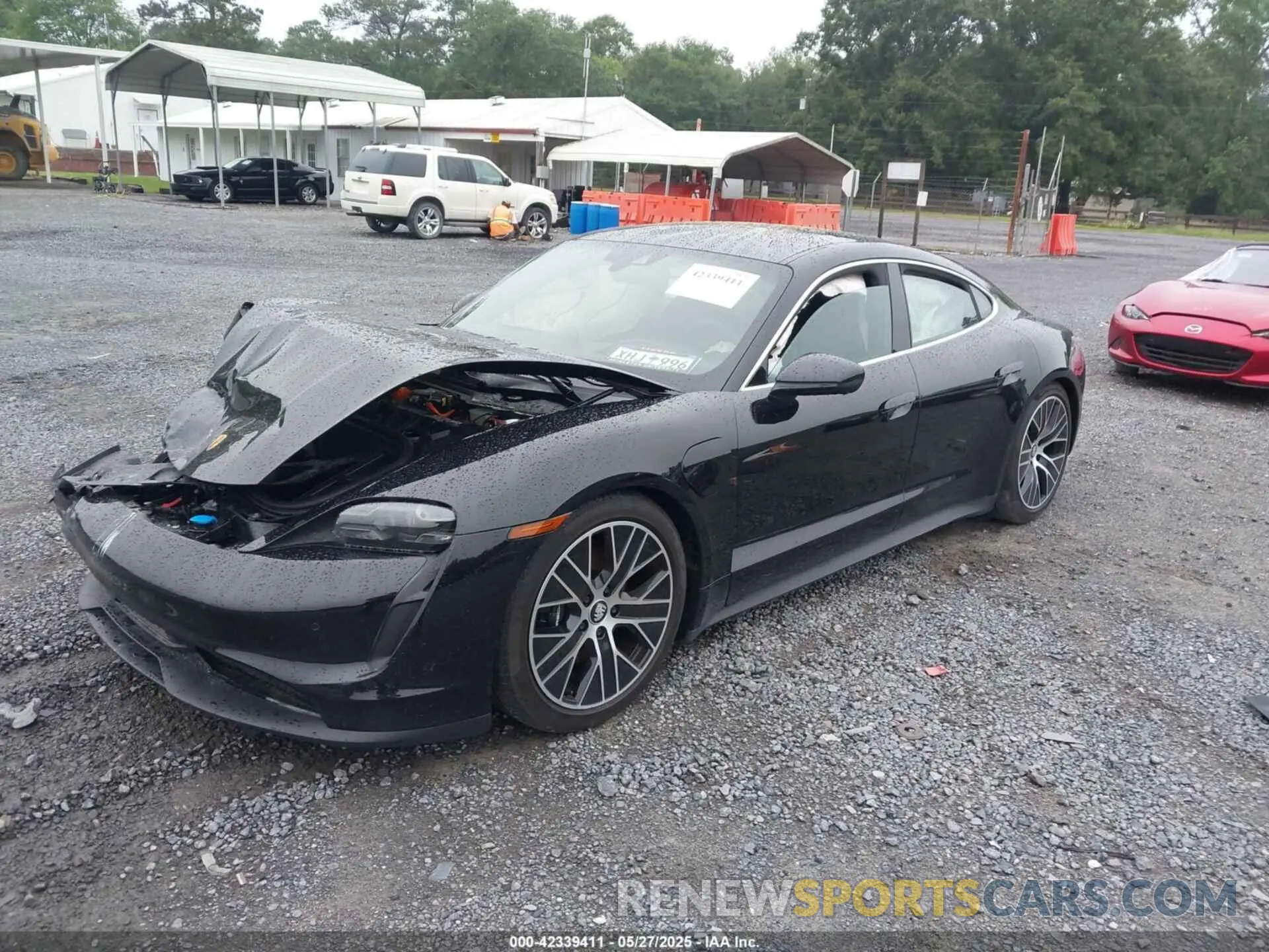 2 Photograph of a damaged car WP0AB2Y12NSA43485 PORSCHE TAYCAN 2022